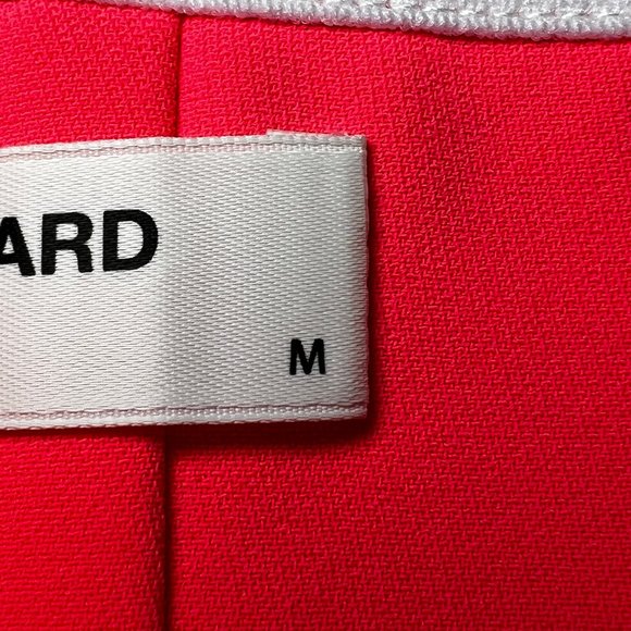 NWT AMANDA UPRICHARD Rayna Dress in Fluro Pink Size Medium - Picture 16 of 16